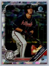 2019 Bowman Draft Sapphire Edition #BDC-25 Drew Waters Rookie
