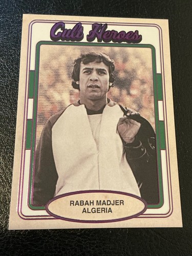 Rabah Madjer Card /15 Futera Unique 2025 Cult Heroâs Algeria