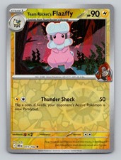 Team Rocket's Flaaffy 073/182 Common Destined Rivals Pokemon Reverse Holo NM