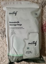 New Motif Medical Breast Milk Storage 8oz Bags 100 Count BPA-Free