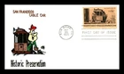 US COVER SAN FRANCISCO CABLE CAR HISTORIC PRESERVATION FDC ELLIS ANIMATED CACHET