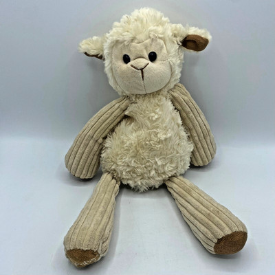 Scentsy Buddy Lenny The Lamb Plush 2010 Retired Cream Tan Sheep Stuffed Animal