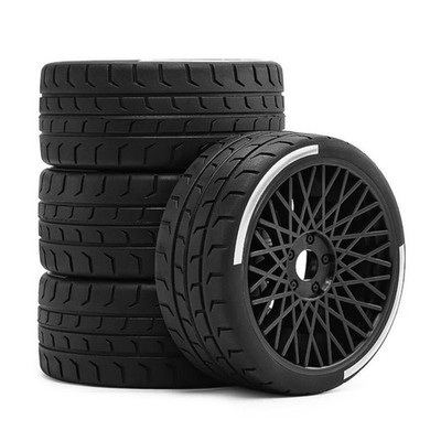 On-Road GT Reifen für 1/7 1/8 ARRMA Infraction Limitless F1 KM Rally X3GT(4 Stk）