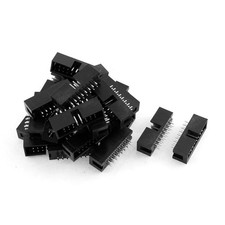 24pcs 2x8 16-Pin 2.54mm Pitch Straight Box Header Connector IDC Male Sockets