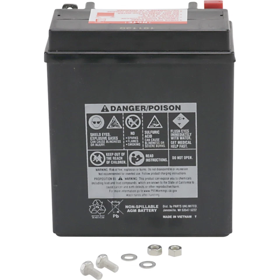 Parts Unlimited AGM Battery - CTX12AABS 2113-0763 Foto 3 de 4