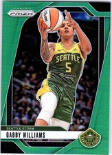 Gabby Williams 2024 Panini Prizm WNBA #55 Green Prizms