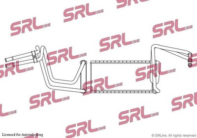 SRLine Wärmetauscher Heizung für Toyota 4 Runner Land Cruiser Lexus GX Neu