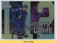 2024-25 Skybox Metal Universe Points Per Game Quinn Hughes #PPG-11 READ