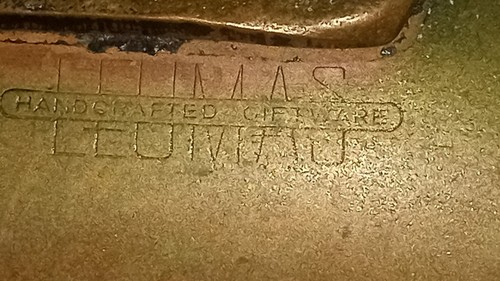 Vintage LEUMAS Copper Saute Pan Hand Hammered Brass Handle 6.25” Mid century MCM - Bild 4 von 4