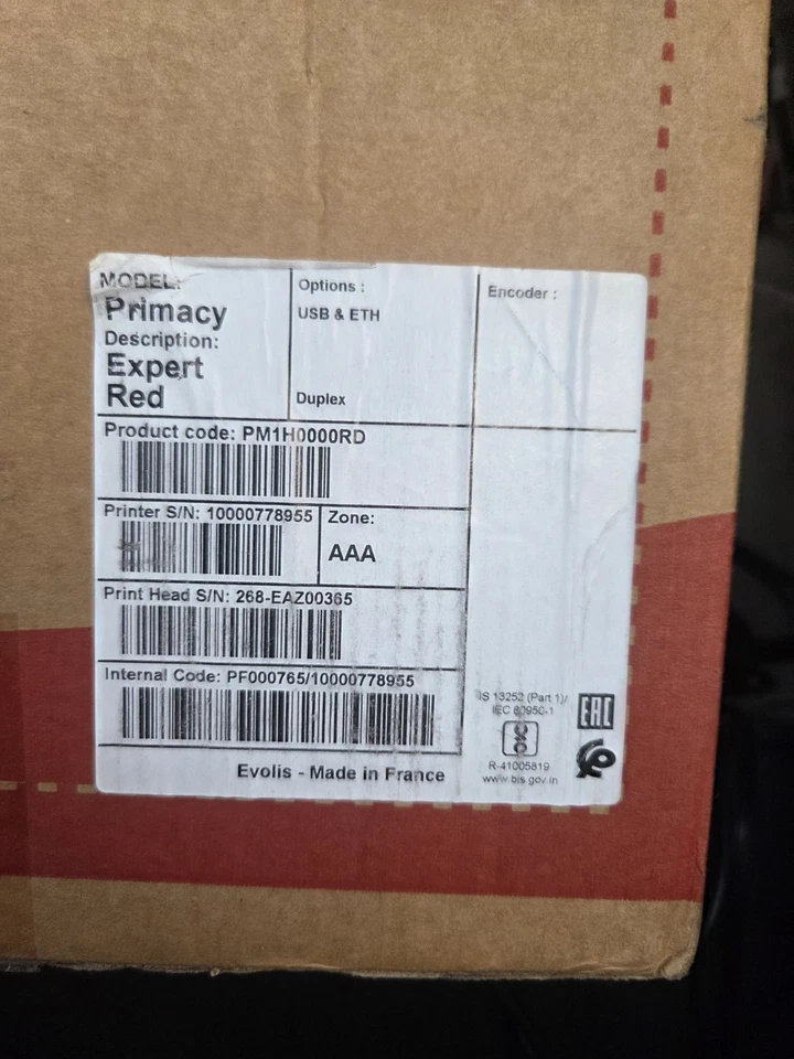 Evolis Primacy ID Printer - PM1H0000RD - Image 3 of 3