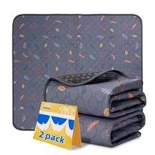 Sunheir Washable Pee Pads for Dogs 2-Pack Reusable Puppy Pet Training Pads Wa...