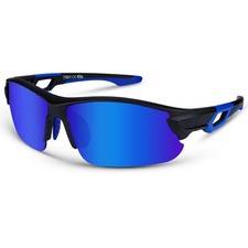 Polarized Sports Sunglasses for Men Women Youth Baseball Fishing Cycling Runn...