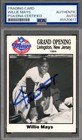 Willie Mays PSA DNA Signed Rare 1994 Mays Country Chicken Card Autographed