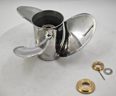 For Yamaha Prop Propeller Stainless Steel 14.5 X 15 PN 68F-45970-20-00 14 1/2X15