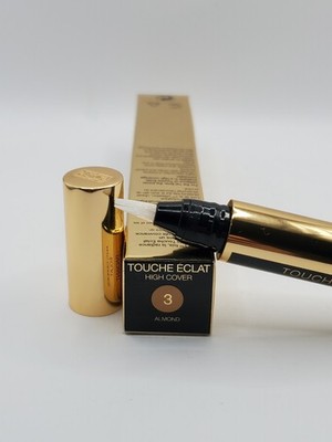 YSL TOUCHE ECLAT HIGH COVERAGE RADIANT CONCEALER #3 Almond Full Size 0.08 oz NIB