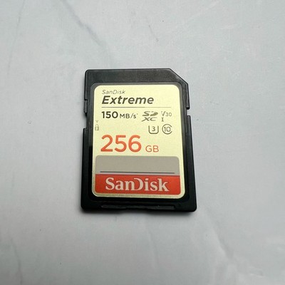 SanDisk Extreme 256GB SDXC Memory Card 150MB/s San Disk SD Class 10