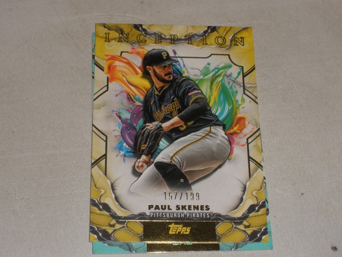 2025 Topps Inception Yellow #52 Paul Skenes 157/199
