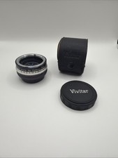 Vintage Vivitar Auto 2X Custom Teleconverter Model 2X-1 M42 Screw Mount