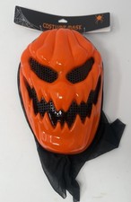 Halloween Pumpkin Head Full Face Masks Headgear Halloween - New With Tag