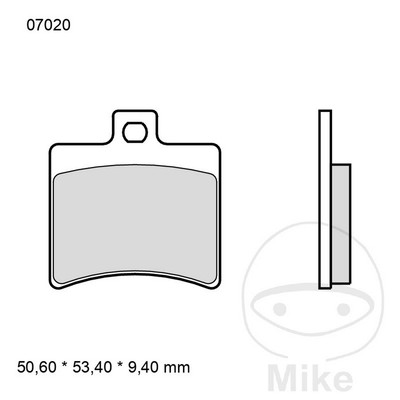 Brake Pads Carbon Ceramic Scooter CC Brembo 7020 Fits Aprilia