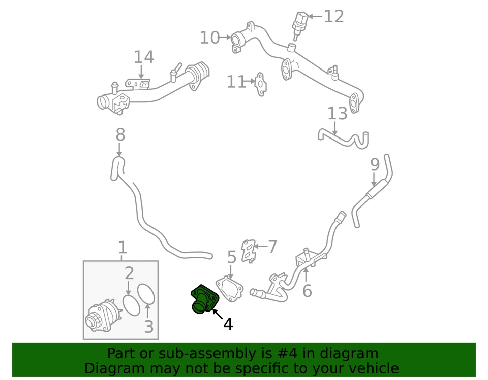 Termostato Original Nissan 21200-31U1B Foto 3 de 3