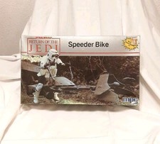 (1983) Factory Sealed. Star Wars Return of the Jedi Speeder Bike MPC Model...