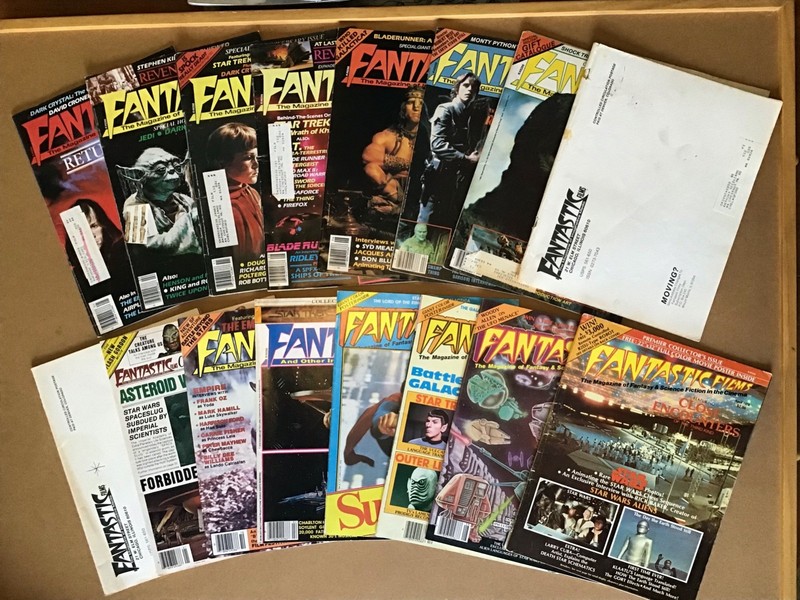 16 Issues of Fantastic Film Magazine August 1982 through April 1979