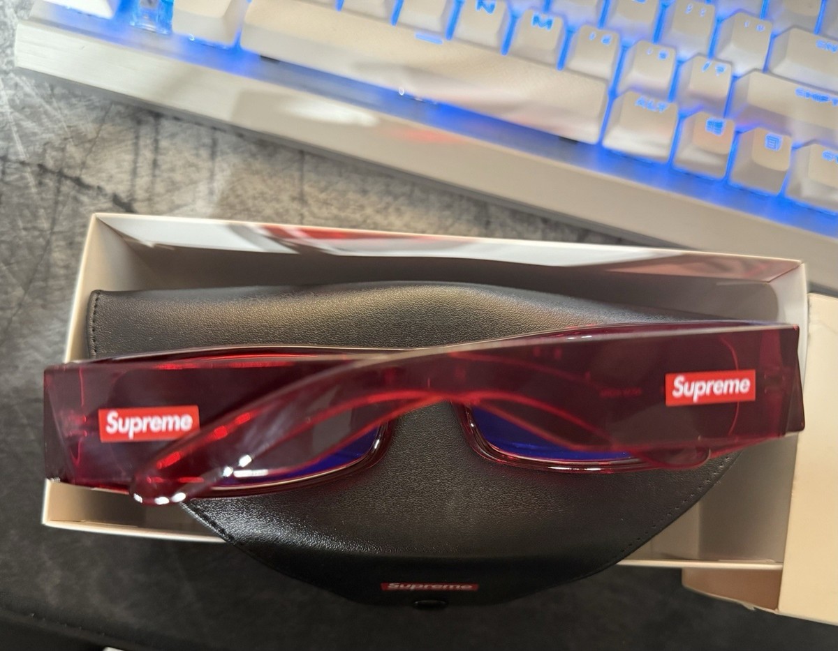Supreme Astro Sunglasses SS18 Week 13 2018 Clear Red BRAND NEW* | eBay