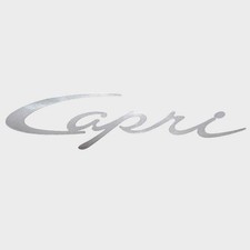 Bayliner Boat Decal | Capri 7 x 1 1/2 Inch Silver Marine Grade Vinyl
