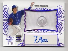2021 Leaf Trinity Patch Auto Purple /25 Frank Mozzicato #PA-FM1 Patch Auto