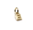 Genuine 9ct 9kt Genuine Tiny Very Small Yellow Gold Initial Pendant Charm E