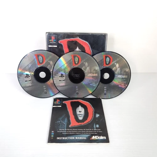 D PS1 Game COMPLETE Multilingual (ITA) Big Box PAL UK Sony Playstation 1