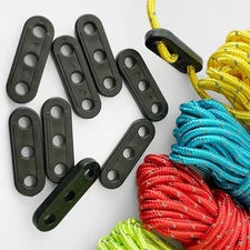 Tent Wind Rope Buckle 10X Tent Guyline Tensioner Fixed Buckle Windproof Handy