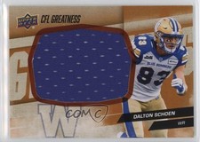 2024 Upper Deck CFL CFL Greatness Jersey Dalton Schoen #84 1lm9