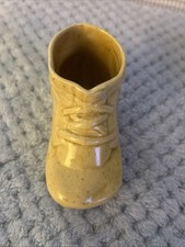 Vintage Pottery Baby Shoe Figurine 1950/60  s Unmarked, Preowned