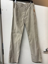 VINTAGE LEVI'S CORDUROY PANTS IVORY COLOR SIZE 33X30.5" MEASURED PERFECT COND