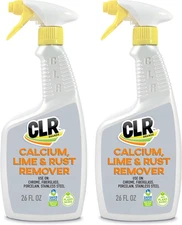 CLR Brands Calcium, Lime & Rust Remover, 26 Oz. Spray Bottle, 2 Pack, Blasts Cal