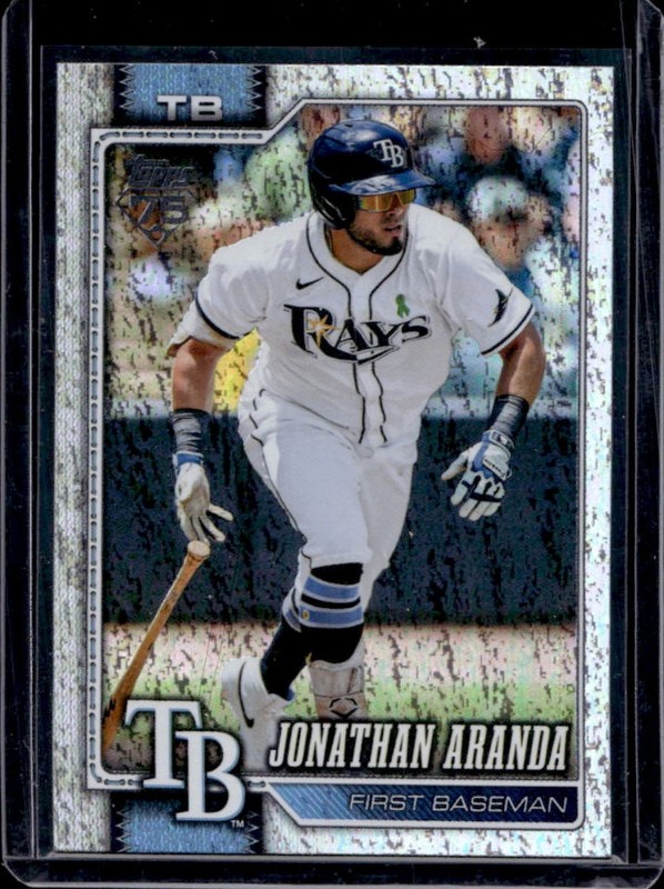2026 Topps Jonathan Aranda Holo Foil #326 Rays