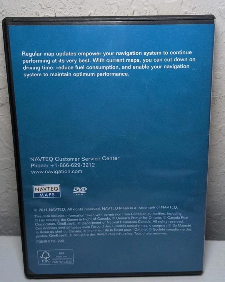 2011-2012 Ram, Chrysler,Dodge Navigation Map/Radio Software Update Uconnect CD - Image 4 of 4