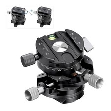 New Leofoto G2 GEAR HEAD 3 In 1 Panoramic Geared Ball head Tripod Head Blacknb7k