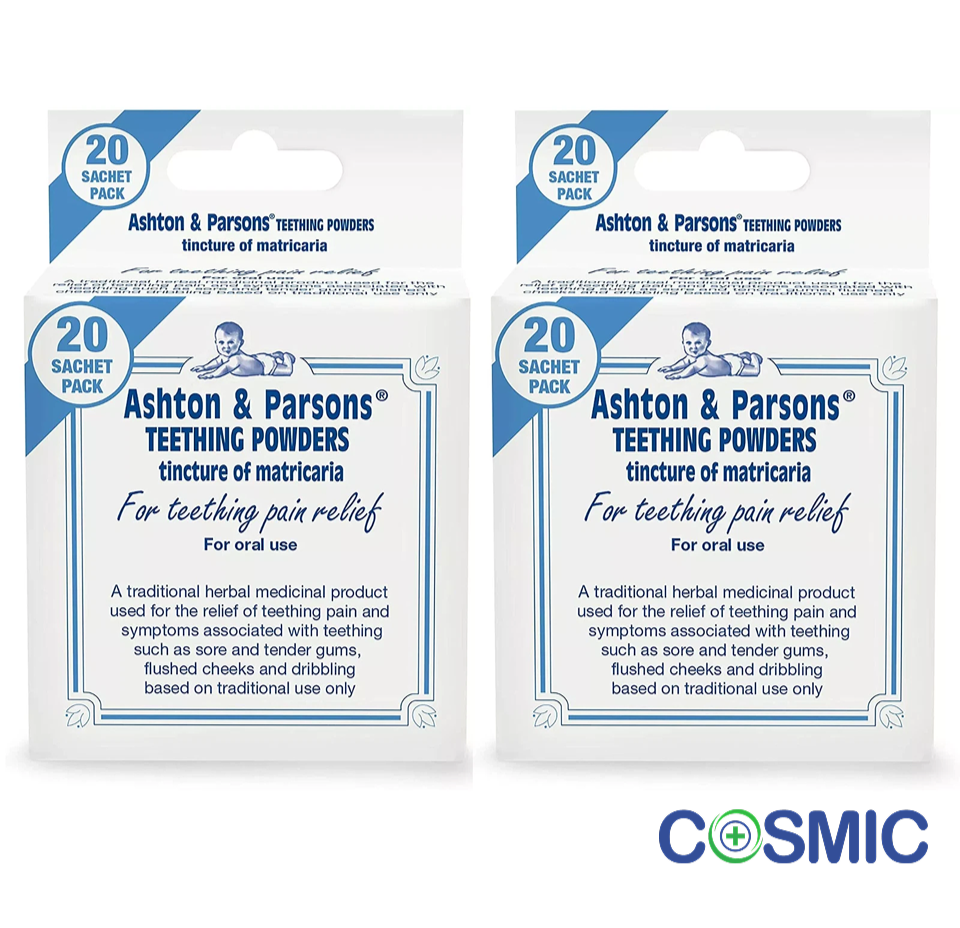 2 X Ashton And Parsons Infant Powders For Teething - 20 Sachets