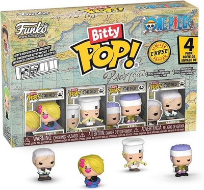 Funko One Piece Bitty POP! Vinyl Figuren 4er-Pack SANJI Limited Edition 2,5 cm