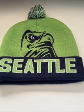 Beanie Seattle Seahawks 12 man NFL Football Used In Great Condition