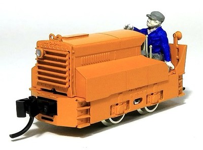 HOn30/HOe Aru Kato 4-Ton Mine Locomotive Brass Kit H0e Industrial Diesel Engine