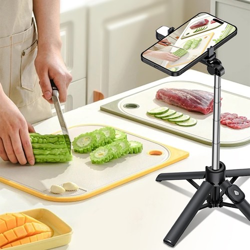 Smartphone Selfie Stick Bluetooth Stativ Teleskop Stange Fernbedienung Handy - Bild 12 von 18