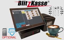 TSE Touchscreenkasse für Gastronomie +PC +Drucker +Software, KOMPLETT 2026