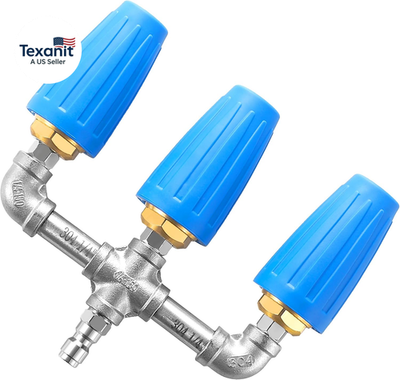 #ad #ad Triple Turbo Nozzle Pressure Washer 360° Rotating Turbo Nozzle with 1 4quot; Quick $81.17