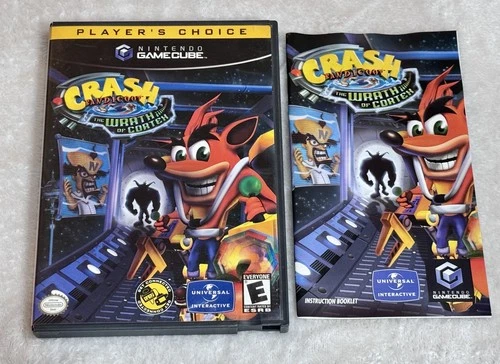 Crash Bandicoot: The Wrath of Cortex (Nintendo GameCube, 2002) CIB - Tested ✅