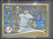 2014 Topps Chrome Mega Box Update Rookie Gold Refractor #MB-43 Masahiro Tanaka