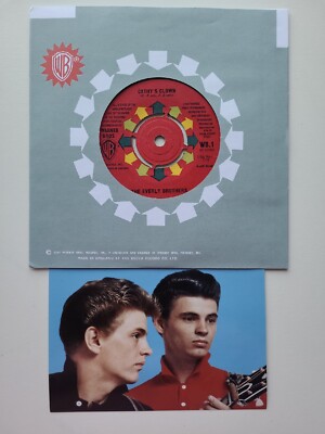 Everly Brothers ''Cathy's Clown '' 1960 Original Warner Bros Records UK 7''Single
